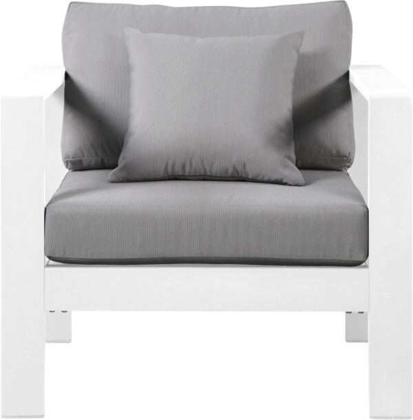 Nizuc Water Resistant Fabric Upholstered Outdoor Patio Arm Chair