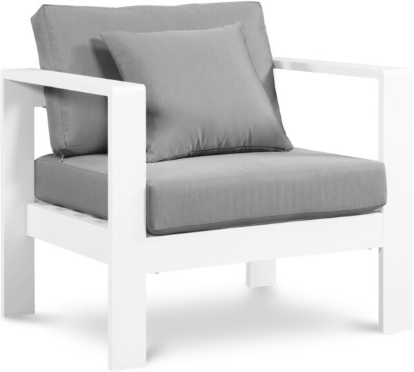 Nizuc Water Resistant Fabric Upholstered Outdoor Patio Arm Chair