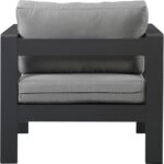 Nizuc Water Resistant Fabric Upholstered Outdoor Patio Arm Chair