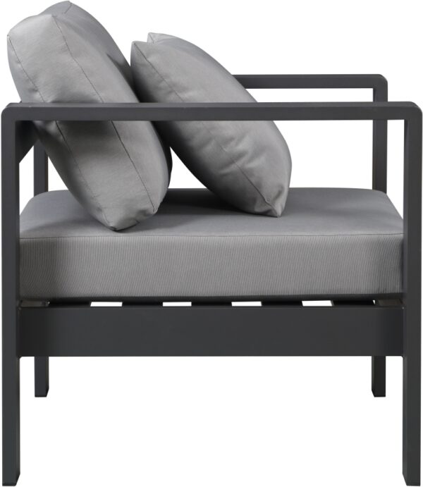 Nizuc Water Resistant Fabric Upholstered Outdoor Patio Arm Chair