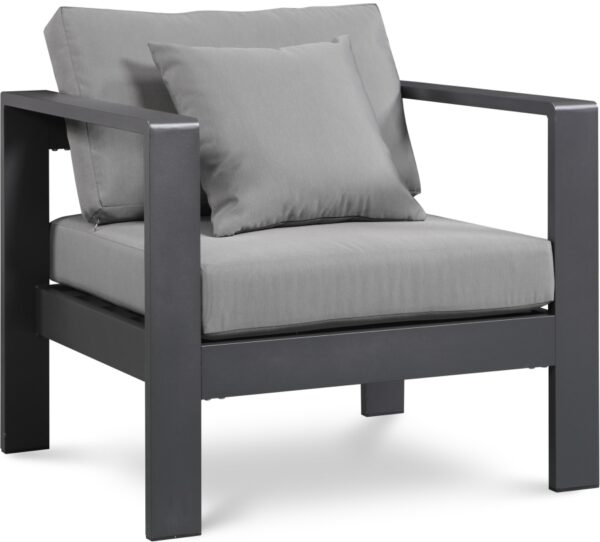 Nizuc Water Resistant Fabric Upholstered Outdoor Patio Arm Chair