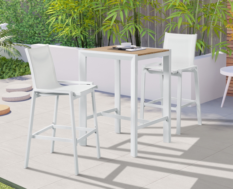 Nizuc Aluminum Outdoor Patio Aluminum Bar Table