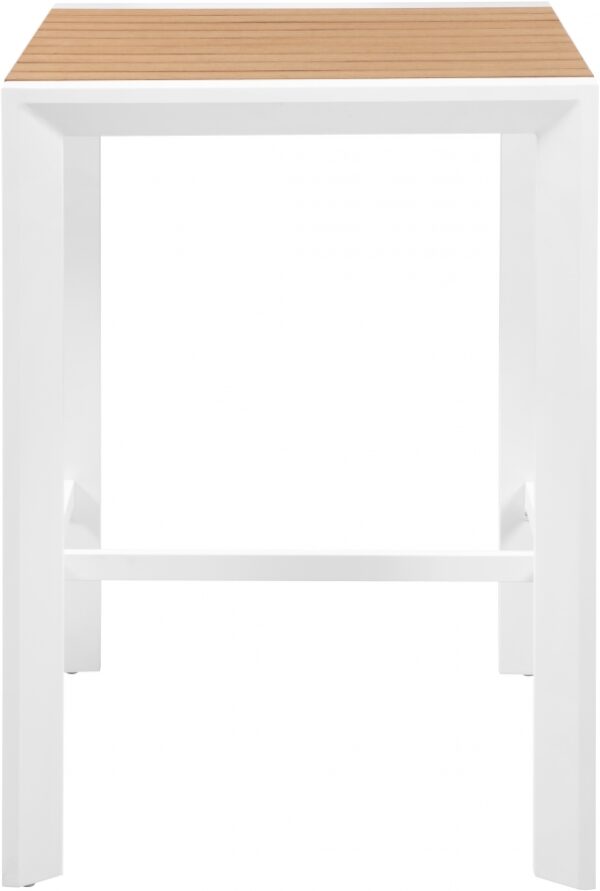 Nizuc Aluminum Outdoor Patio Aluminum Bar Table