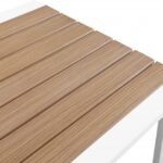 Nizuc Aluminum Outdoor Patio Aluminum Bar Table