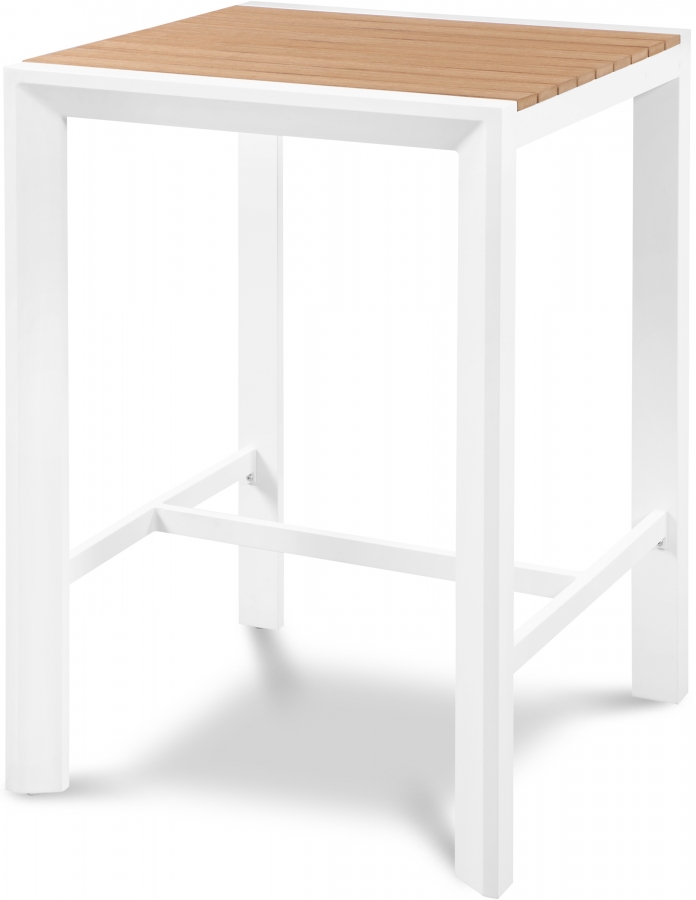 Nizuc Aluminum Outdoor Patio Aluminum Bar Table