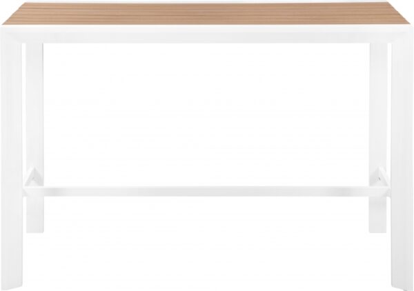 Nizuc Aluminum Outdoor Patio Aluminum Bar Table