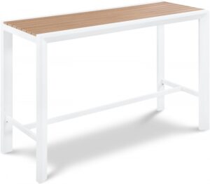 Nizuc Aluminum Outdoor Patio Aluminum Bar Table