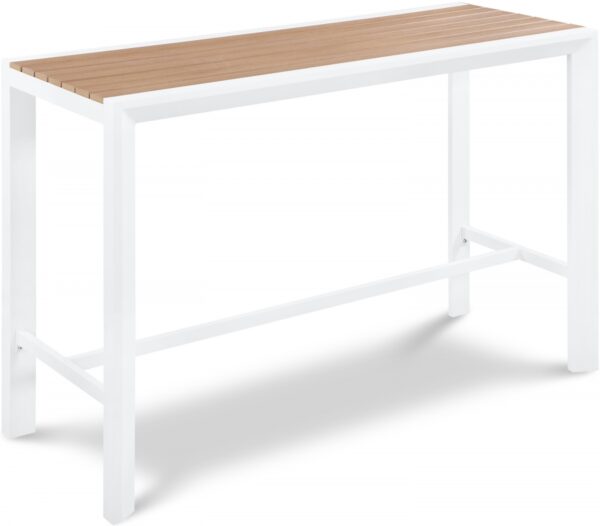 Nizuc Aluminum Outdoor Patio Aluminum Bar Table