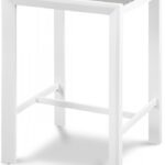 Nizuc Aluminum Outdoor Patio Aluminum Bar Table
