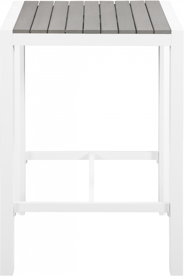 Nizuc Aluminum Outdoor Patio Aluminum Bar Table