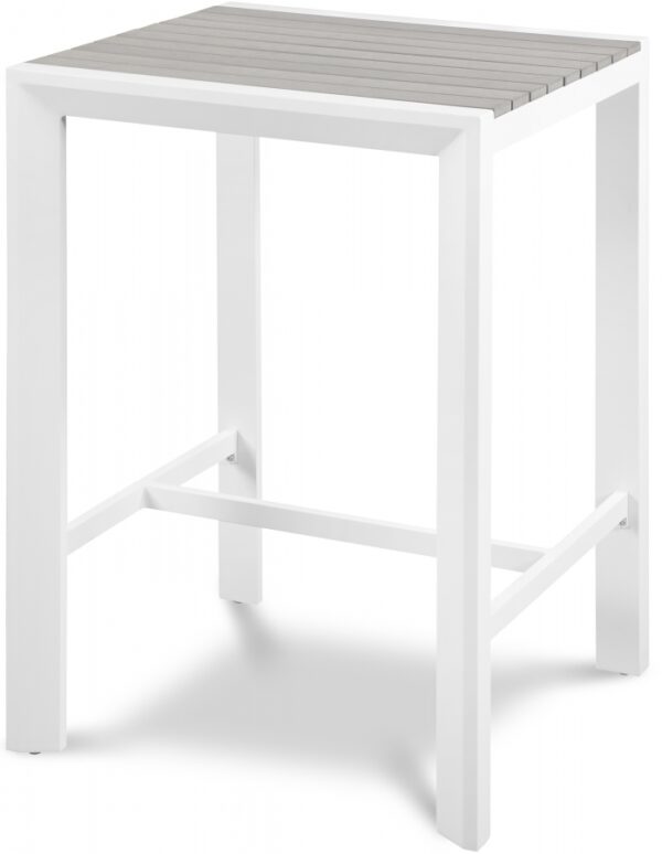 Nizuc Aluminum Outdoor Patio Aluminum Bar Table