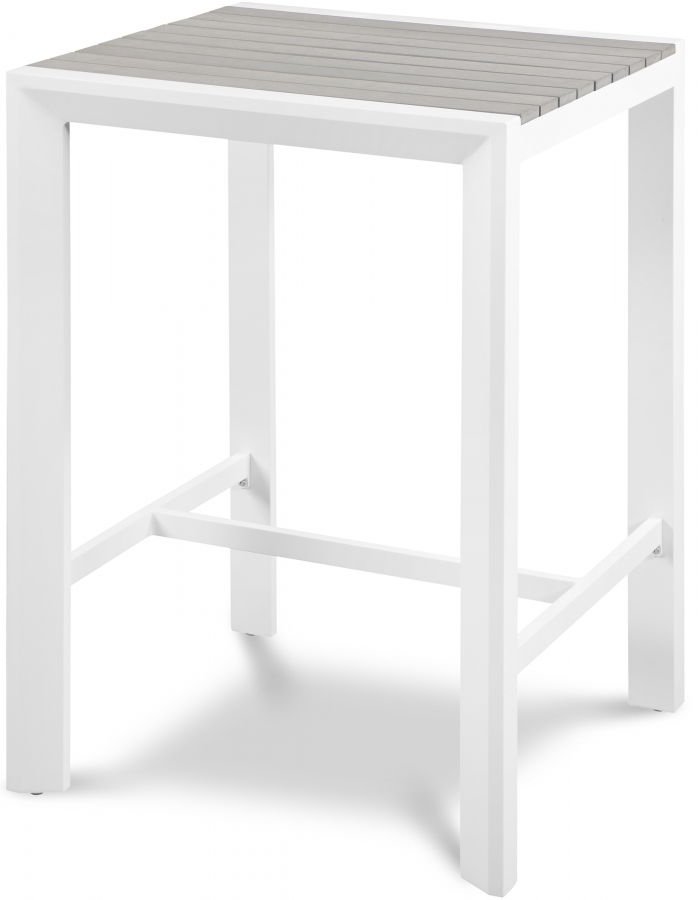 Nizuc Aluminum Outdoor Patio Aluminum Bar Table