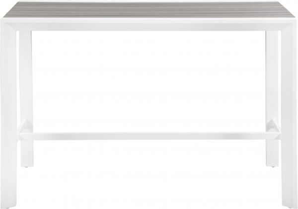 Nizuc Aluminum Outdoor Patio Aluminum Bar Table