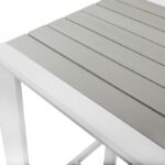 Nizuc Aluminum Outdoor Patio Aluminum Bar Table