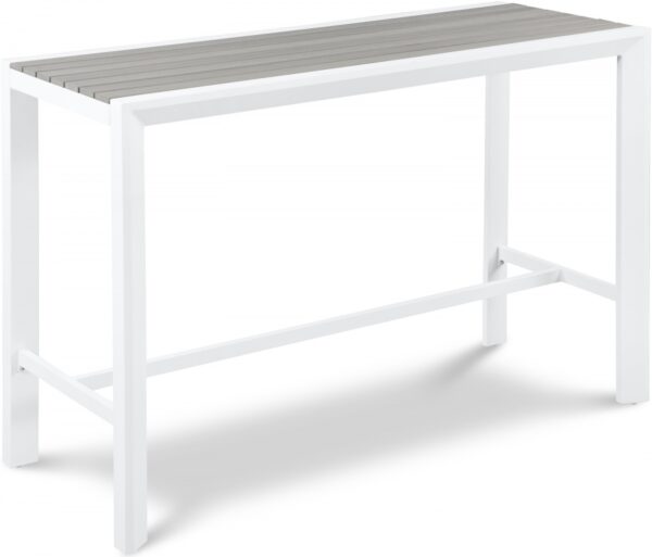 Nizuc Aluminum Outdoor Patio Aluminum Bar Table