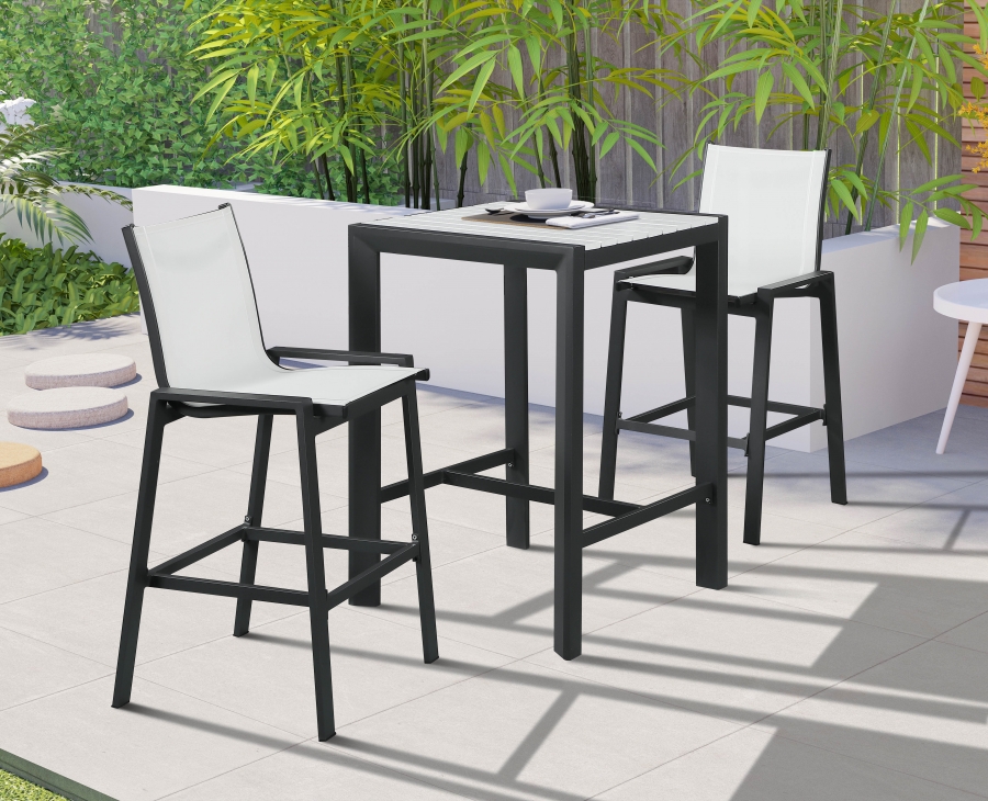 Nizuc Aluminum Outdoor Patio Aluminum Bar Table
