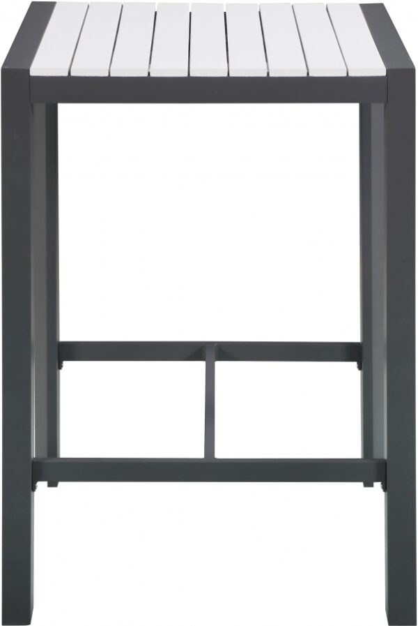 Nizuc Aluminum Outdoor Patio Aluminum Bar Table
