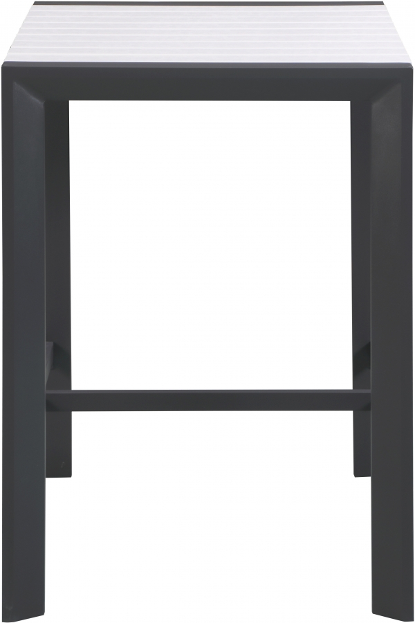 Nizuc Aluminum Outdoor Patio Aluminum Bar Table