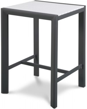 Nizuc Aluminum Outdoor Patio Aluminum Bar Table