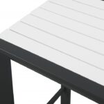 Nizuc Aluminum Outdoor Patio Aluminum Bar Table