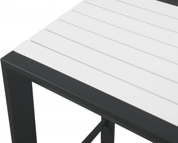 Nizuc Aluminum Outdoor Patio Aluminum Bar Table