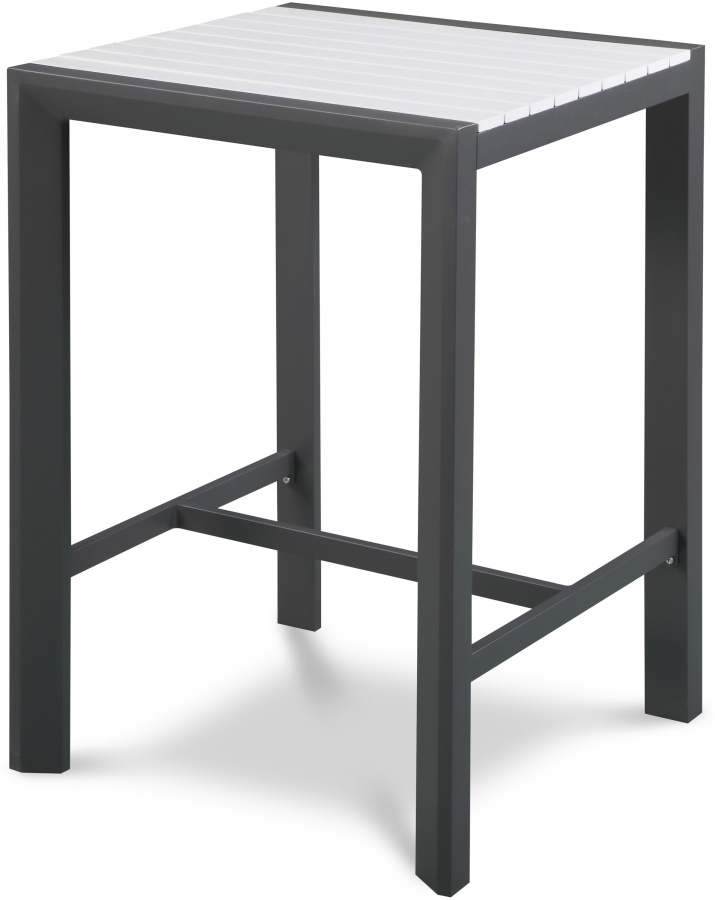 Nizuc Aluminum Outdoor Patio Aluminum Bar Table