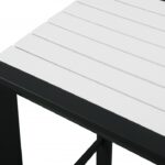 Nizuc Aluminum Outdoor Patio Aluminum Bar Table