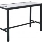 Nizuc Aluminum Outdoor Patio Aluminum Bar Table