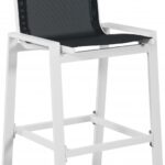 Nizuc Mesh Water Resistant Fabric Outdoor Patio Bar Stool