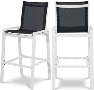 Nizuc Mesh Water Resistant Fabric Outdoor Patio Bar Stool