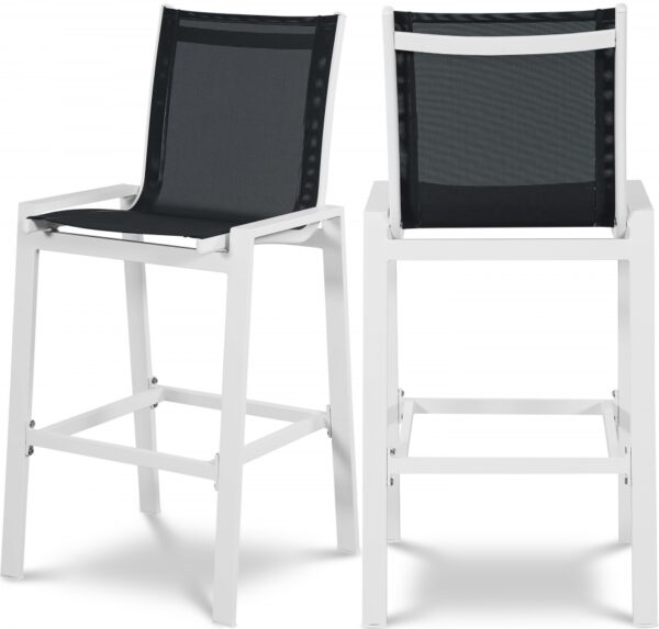 Nizuc Mesh Water Resistant Fabric Outdoor Patio Bar Stool