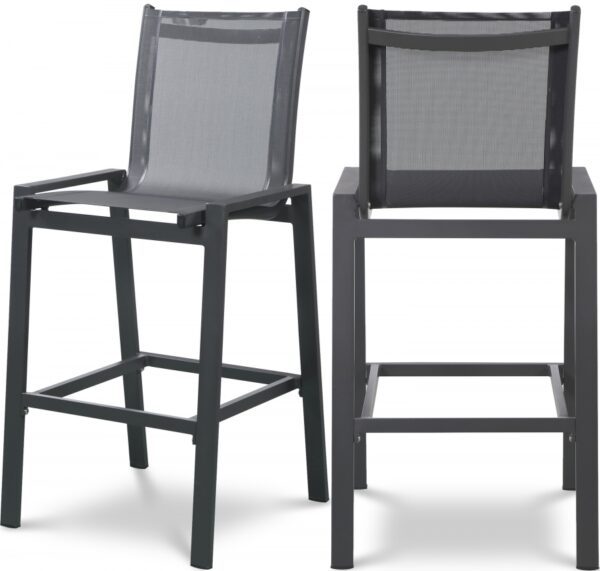 Nizuc Mesh Water Resistant Fabric Outdoor Patio Bar Stool