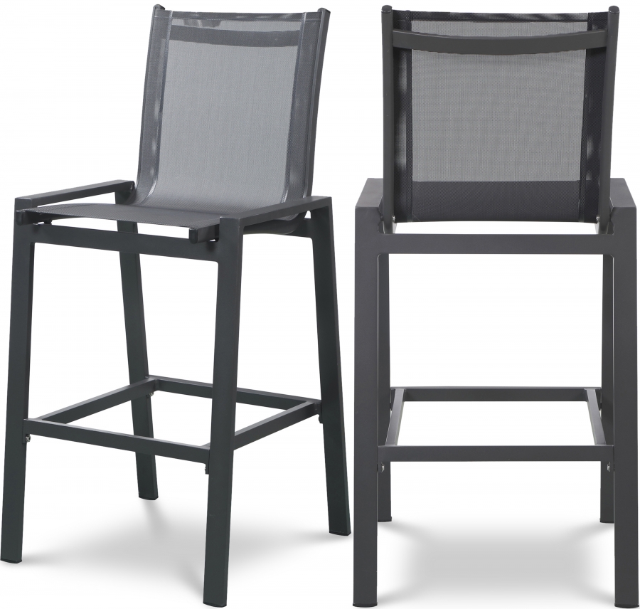 Nizuc Mesh Water Resistant Fabric Outdoor Patio Bar Stool