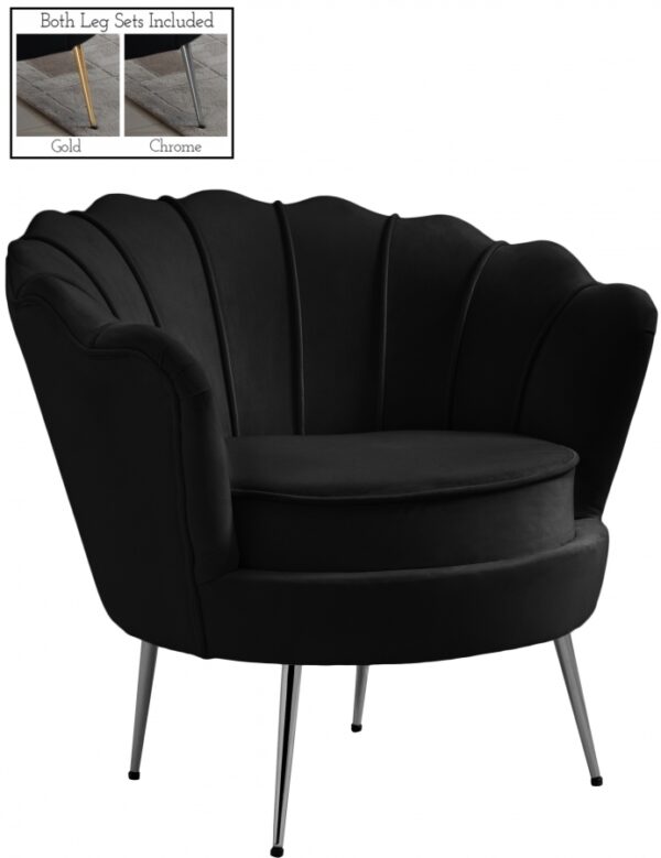 Gardenia Velvet Upholstered Chair