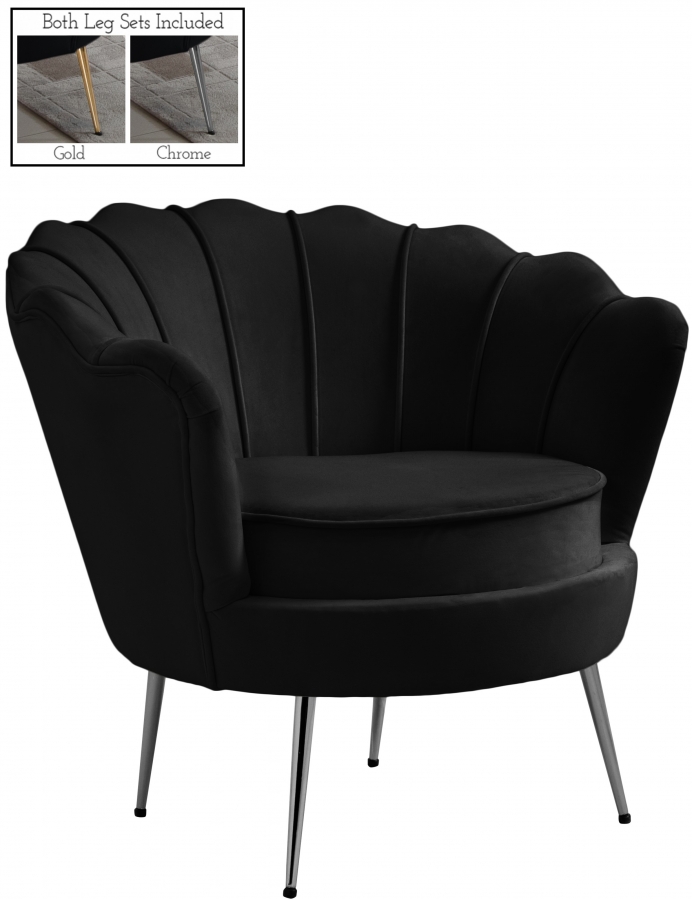 Gardenia Velvet Upholstered Chair