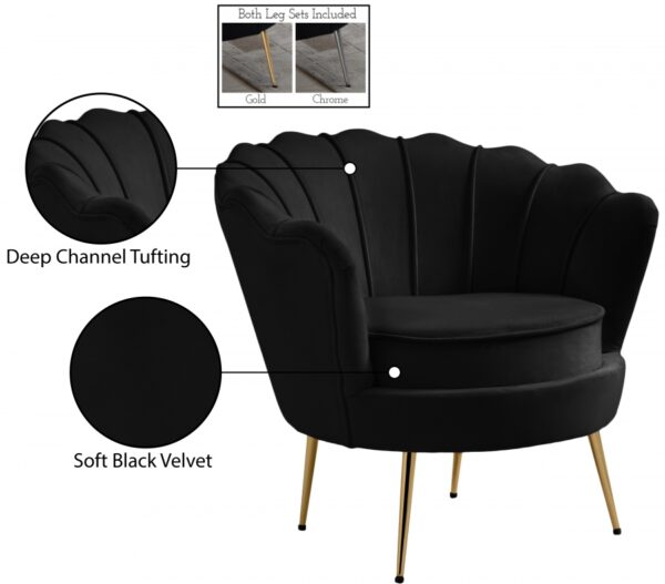 Gardenia Velvet Upholstered Chair