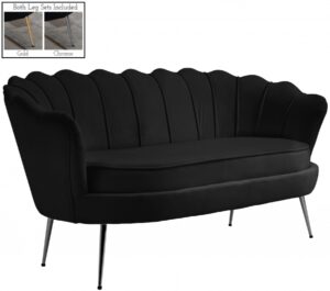 Gardenia 60" Velvet Upholstered Loveseat
