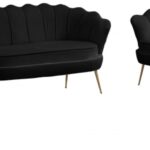 Gardenia 60" Velvet Upholstered Loveseat