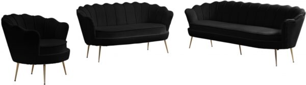 Gardenia 60" Velvet Upholstered Loveseat