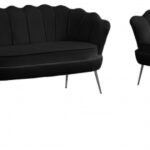 Gardenia 60" Velvet Upholstered Loveseat