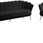Gardenia 60" Velvet Upholstered Loveseat