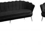 Gardenia 60" Velvet Upholstered Loveseat