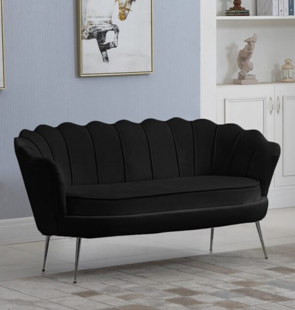 Gardenia 60" Velvet Upholstered Loveseat