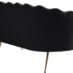 Gardenia 60" Velvet Upholstered Loveseat