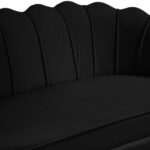 Gardenia 60" Velvet Upholstered Loveseat