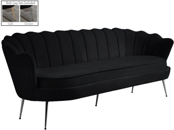 Gardenia 80" Velvet Upholstered Sofa