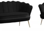Gardenia 80" Velvet Upholstered Sofa