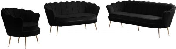 Gardenia 80" Velvet Upholstered Sofa