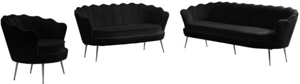 Gardenia 80" Velvet Upholstered Sofa