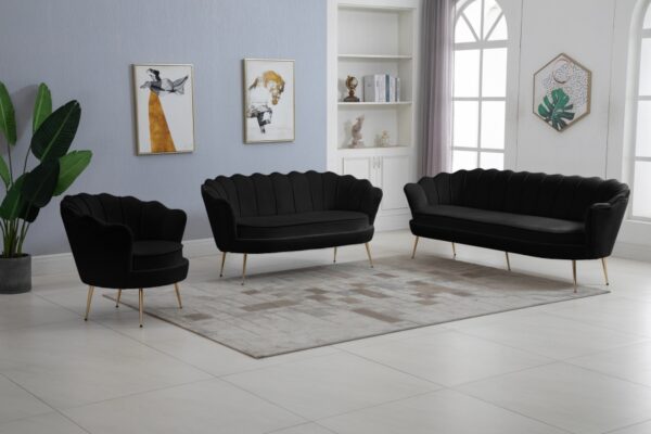 Gardenia 80" Velvet Upholstered Sofa